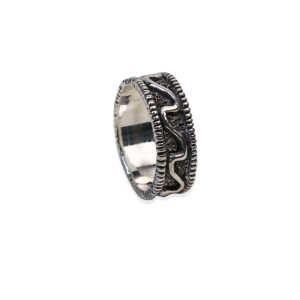 Anillo plata envejecida