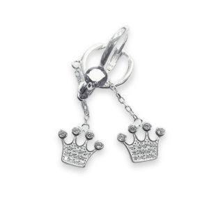 Argolla con colgante corona