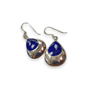 Aro gotita lápiz lazuli